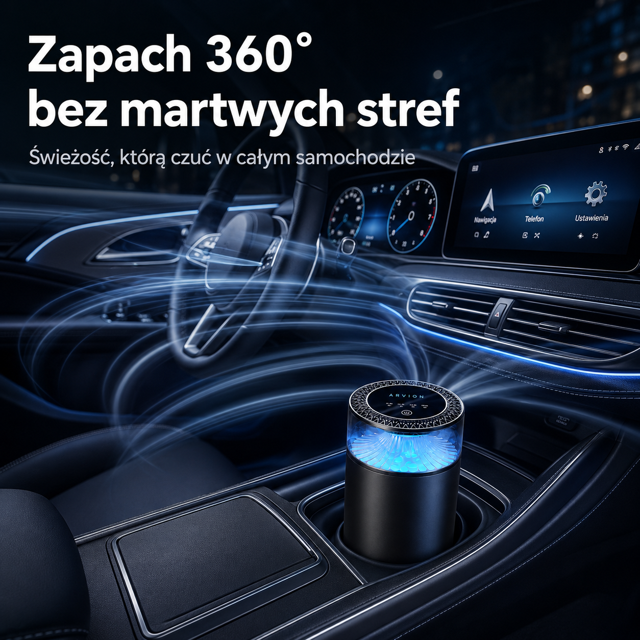 Inteligentny Dyfuzor Zapachowy do Samochodu